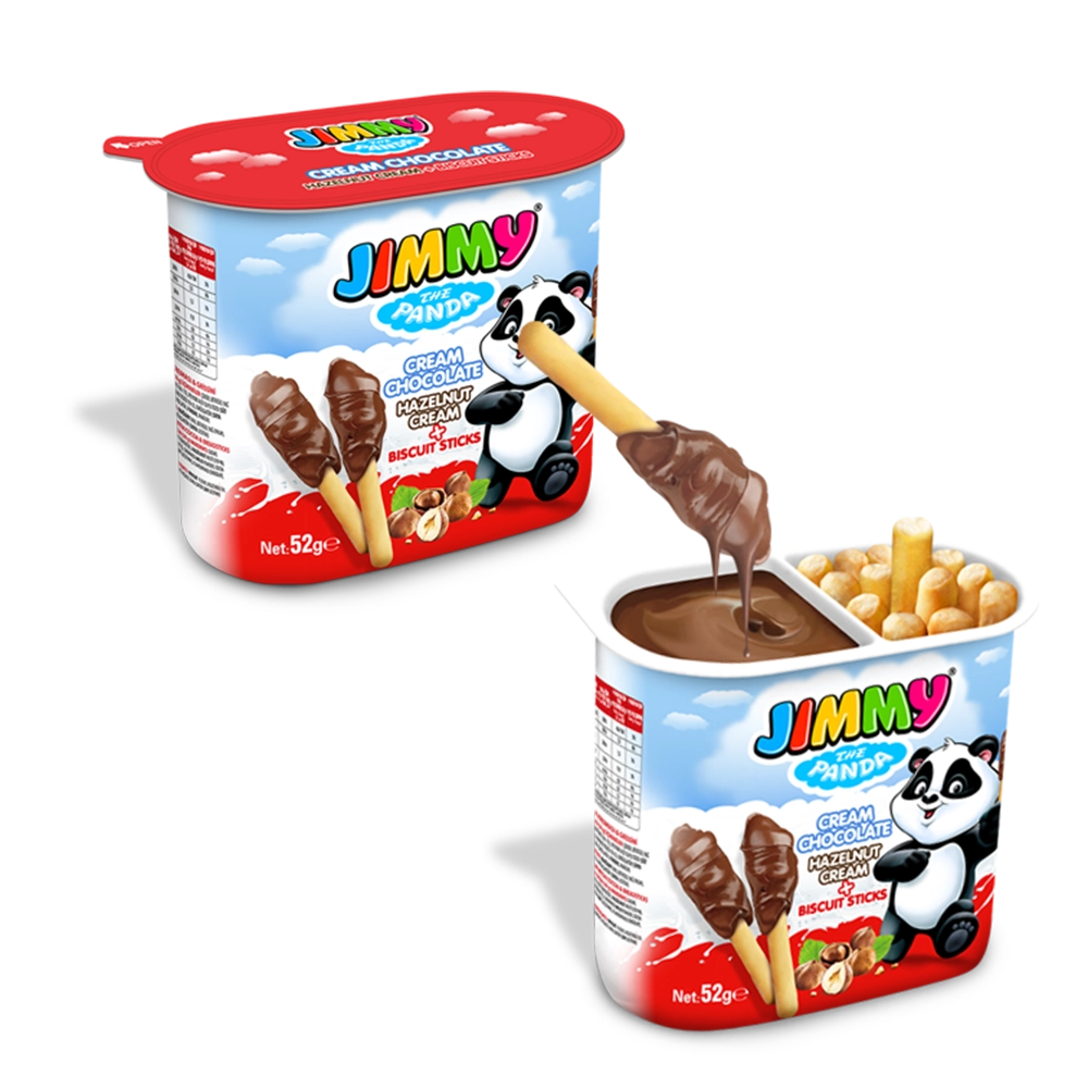  Jimmy Cream Chocolate - Hazelnut Cream + Stick Cracker 